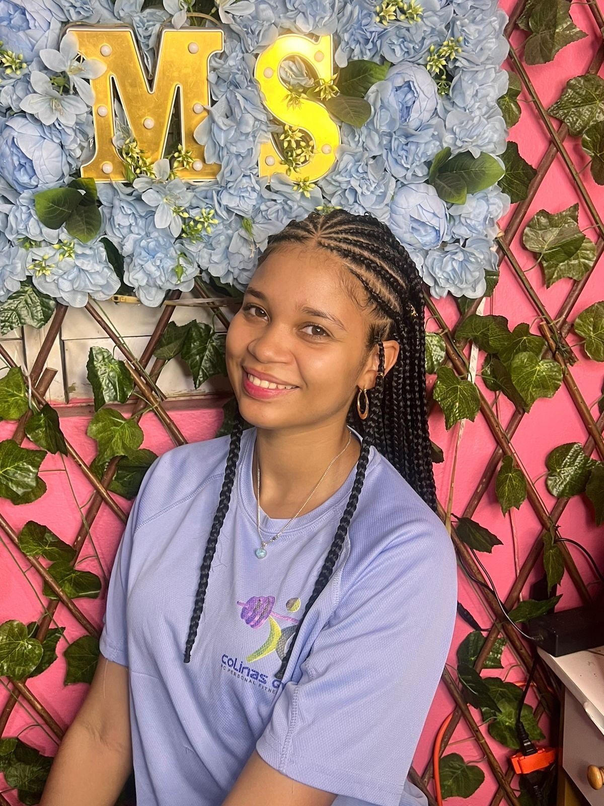 Trabajo de trenzas realizado por M&S Trenzas